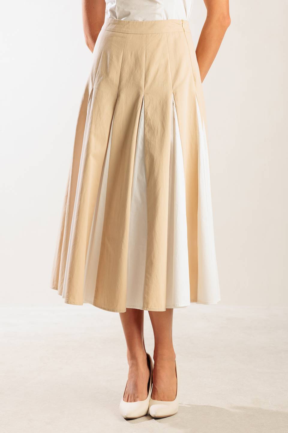 THE SWEETEST THING WOVEN MIDI SKIRT