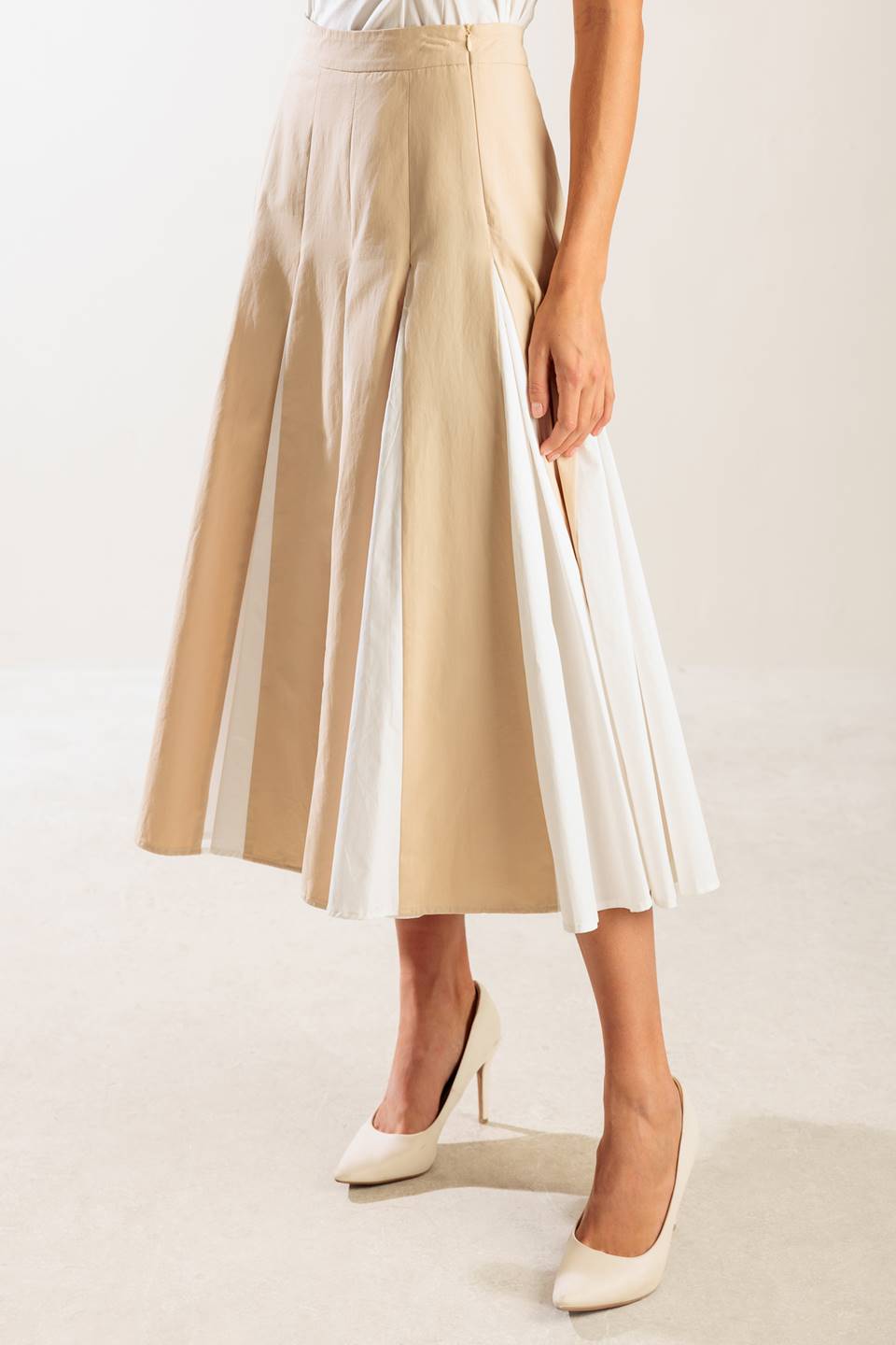 THE SWEETEST THING WOVEN MIDI SKIRT