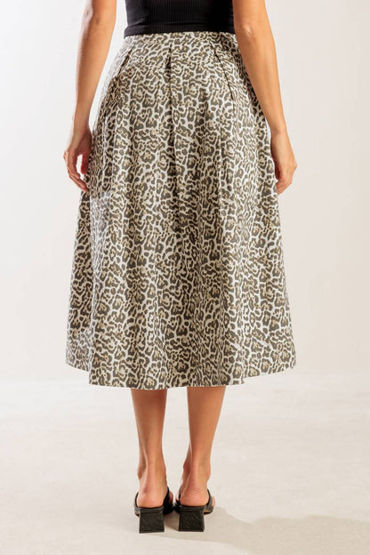 SOMETHING SPECIAL WOVEN MIDI FULL SKIRT