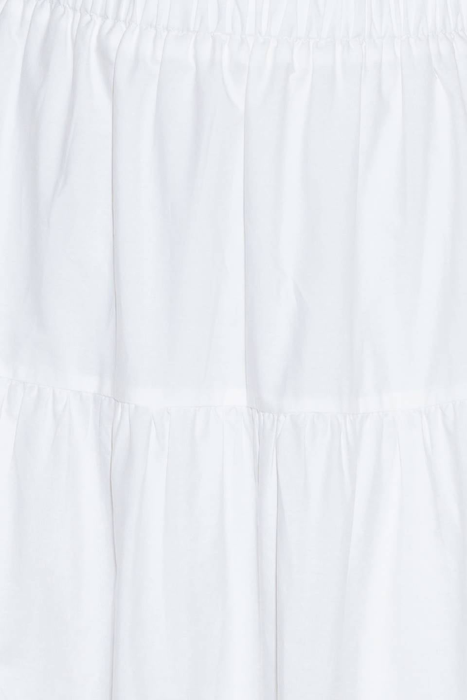 SLOW DOWN IN WHITE WOVEN MAXI SKIRT Flying Tomato