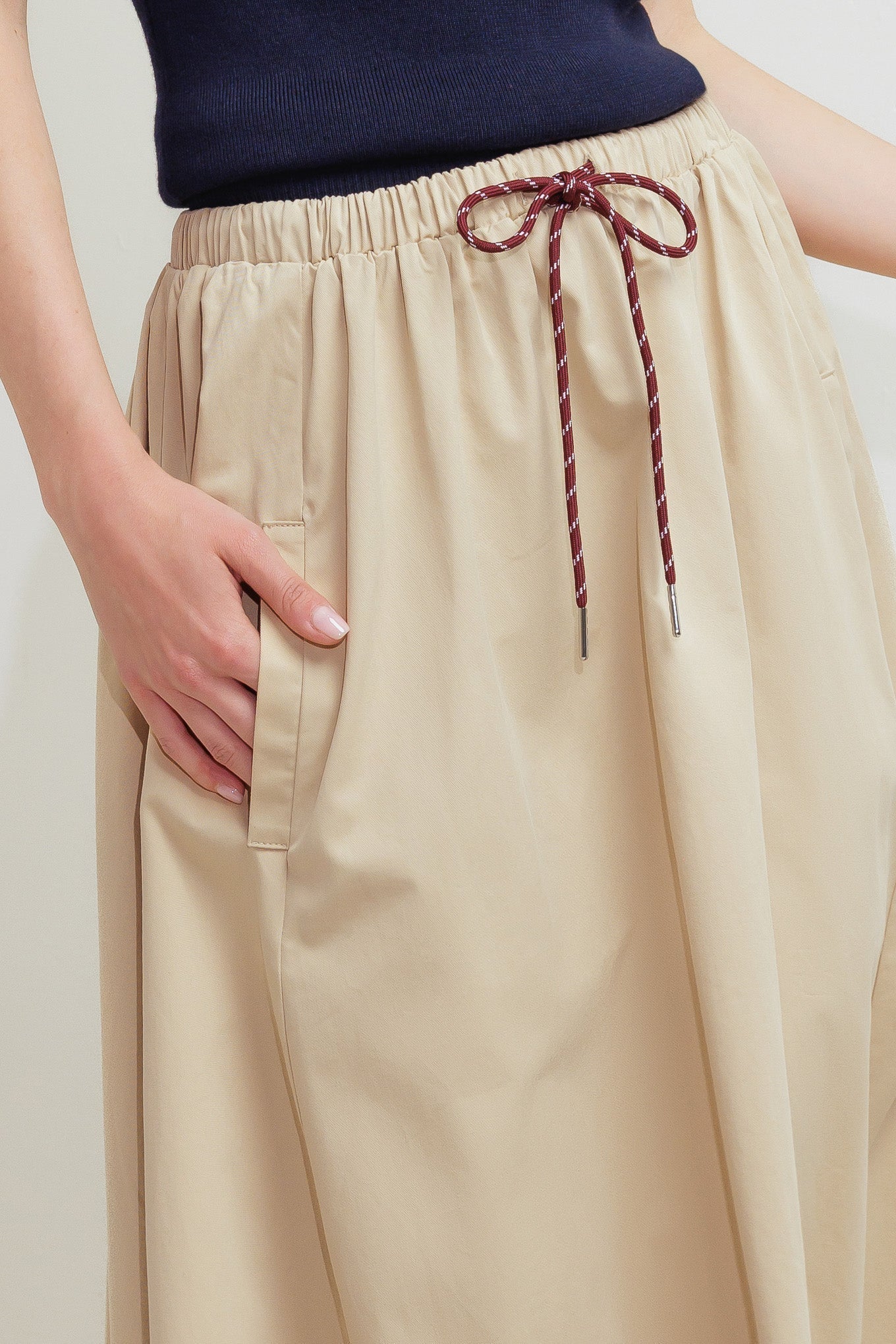 WEEKEND PARISIAN WOVEN MIDI SKIRT Flying Tomato