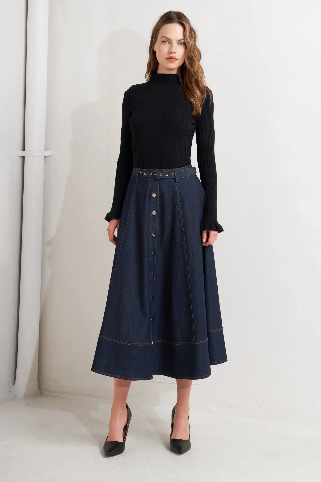 DENIM BALLET CIRCLE SKIRT Flying Tomato