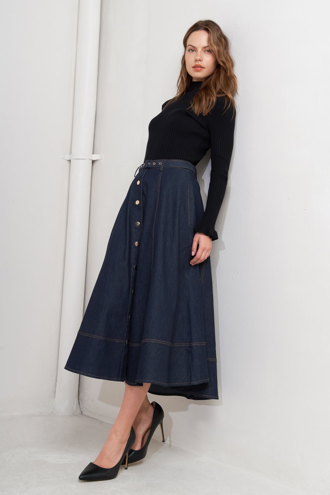 DENIM BALLET CIRCLE SKIRT Flying Tomato