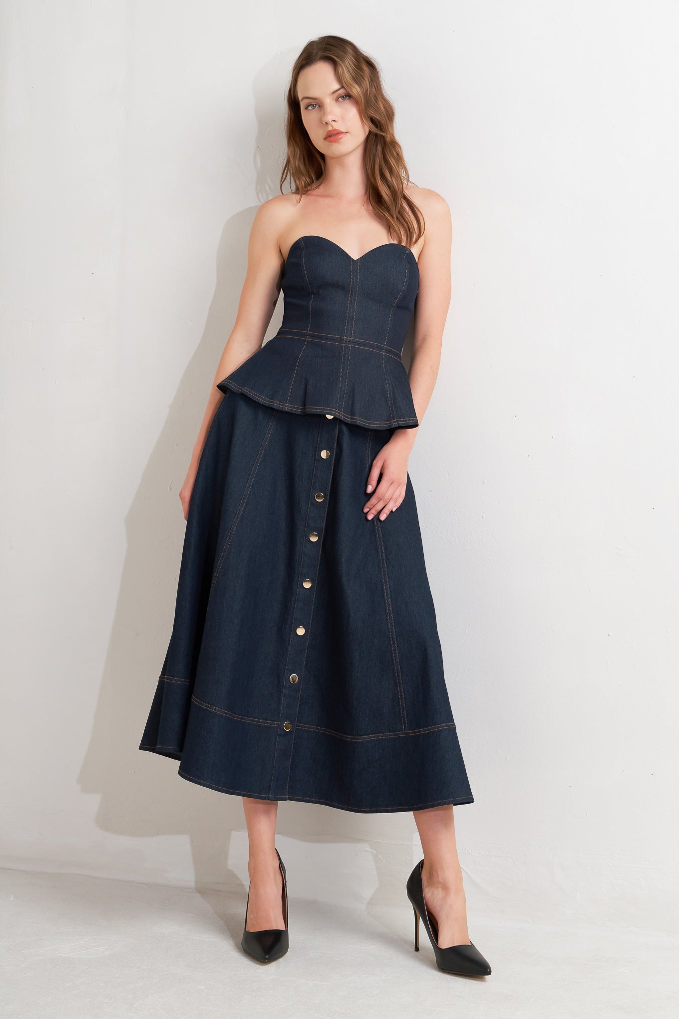 DENIM BALLET CIRCLE SKIRT Flying Tomato