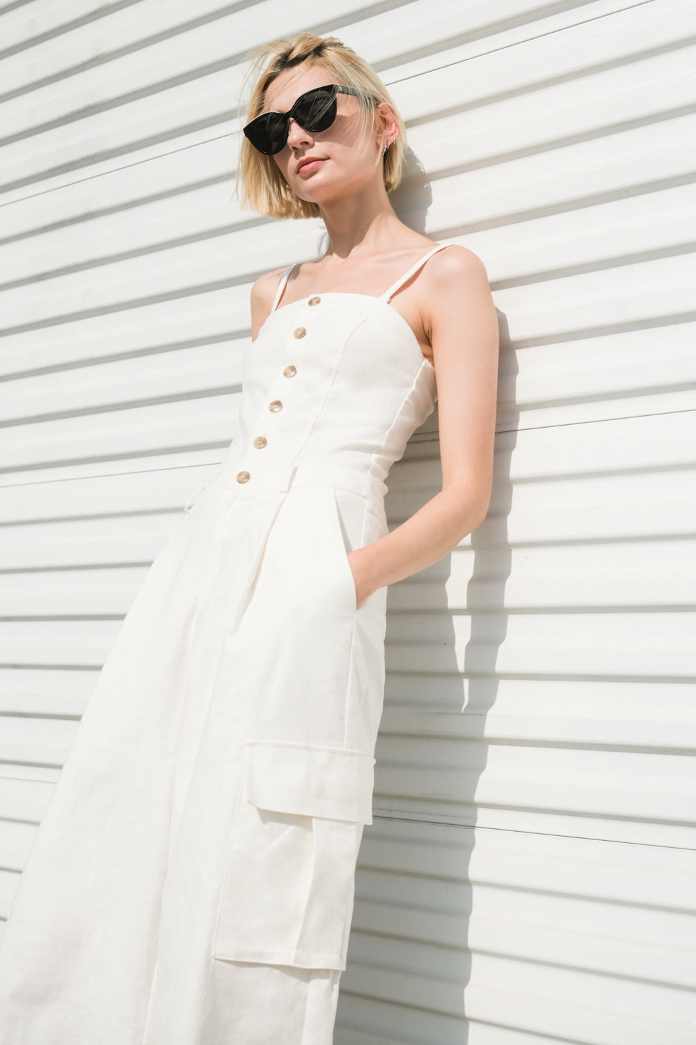 ROYAL AFFAIR WOVEN JUMPSUIT Flying Tomato