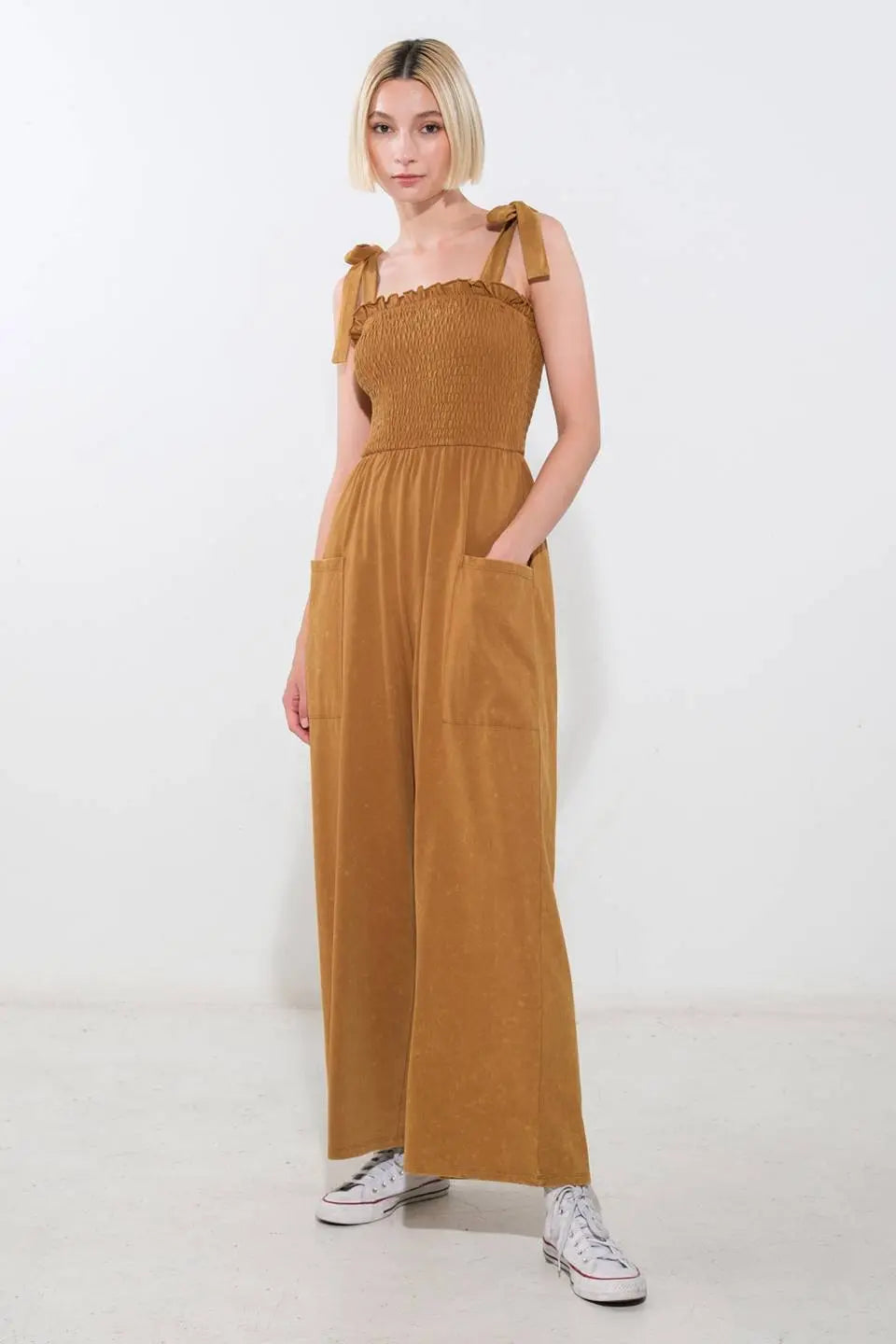 TRENDING MOMENT KNIT JUMPSUIT Flying Tomato