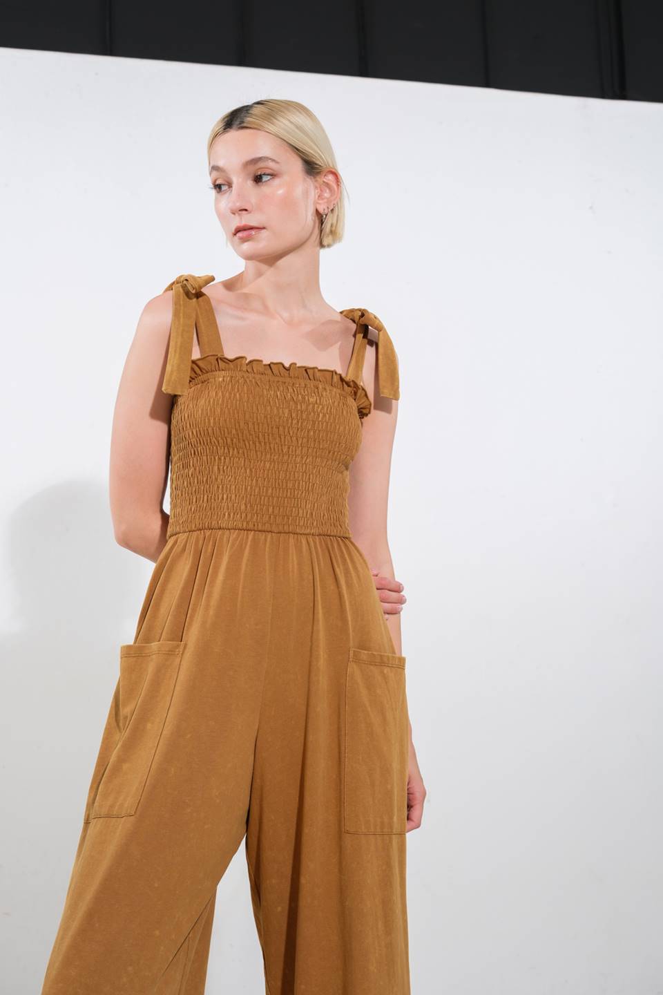 TRENDING MOMENT KNIT JUMPSUIT Flying Tomato