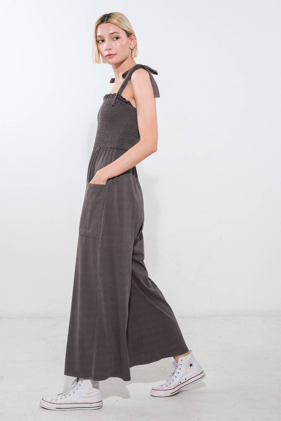 TRENDING MOMENT KNIT JUMPSUIT Flying Tomato