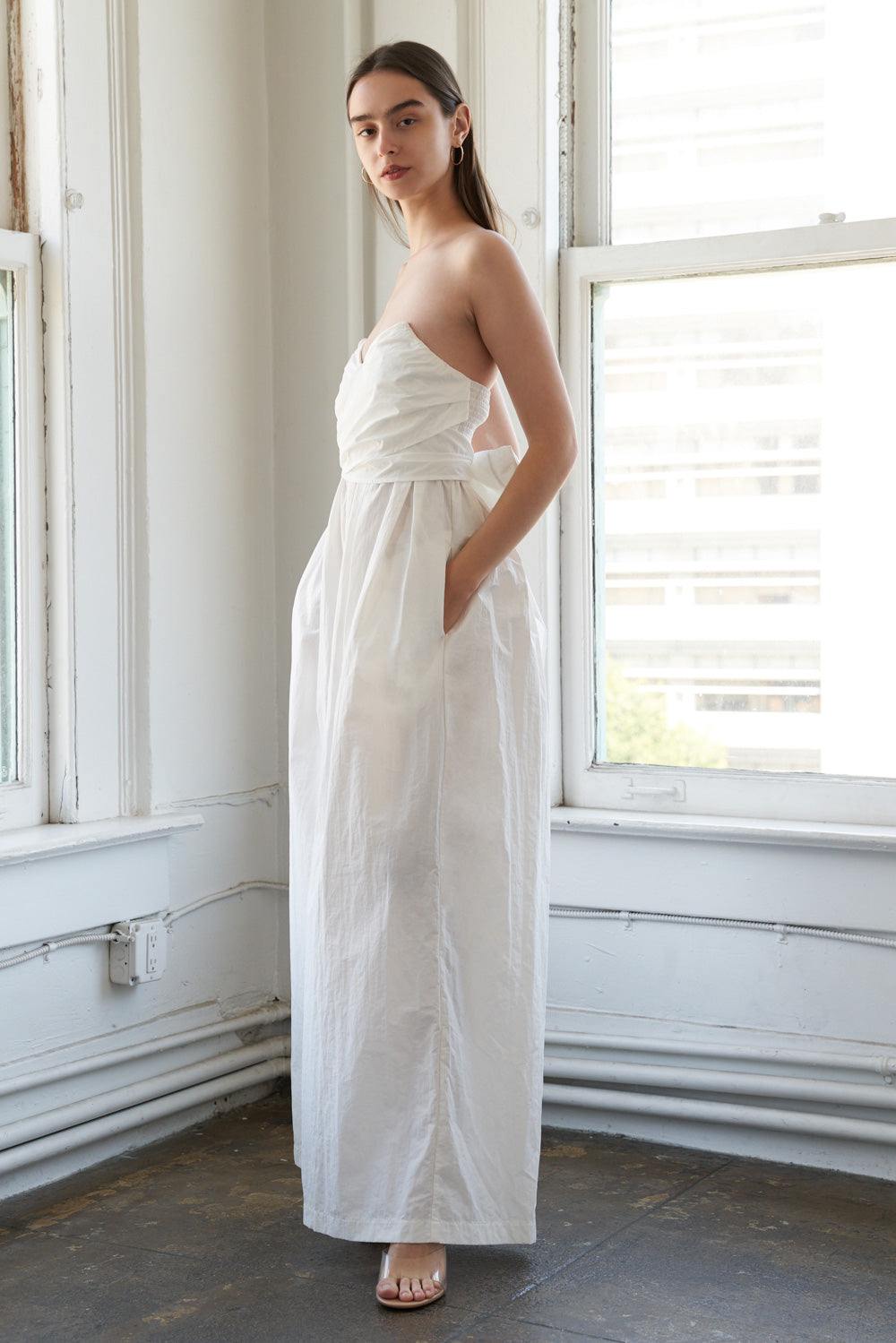 THINK ABOUT ME WOVEN JUMPSUIT Flying Tomato