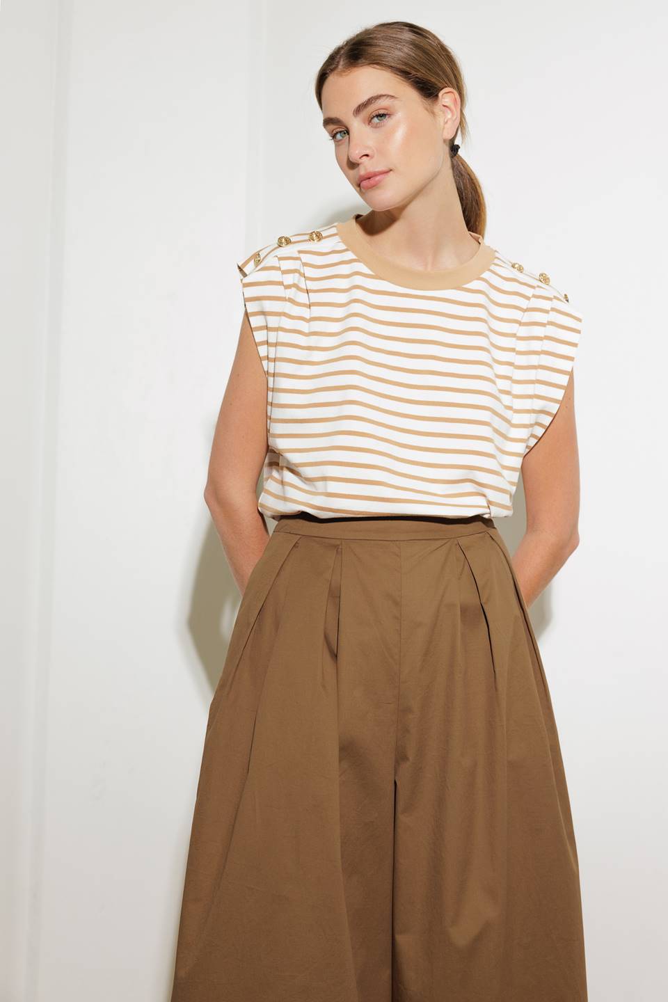 IT'S PERFECT TIMING WOVEN PANTS Flying Tomato