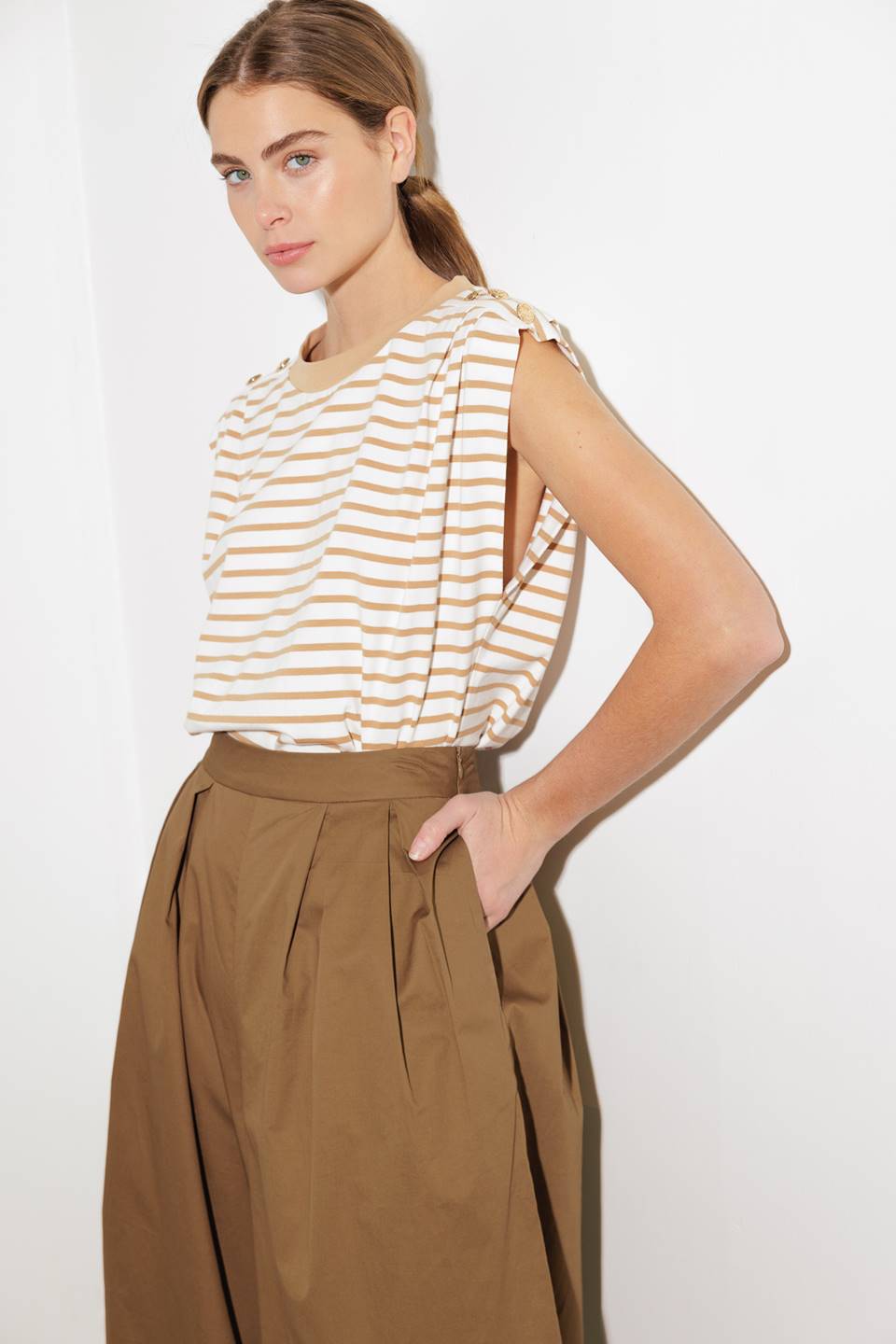 IT'S PERFECT TIMING WOVEN PANTS Flying Tomato