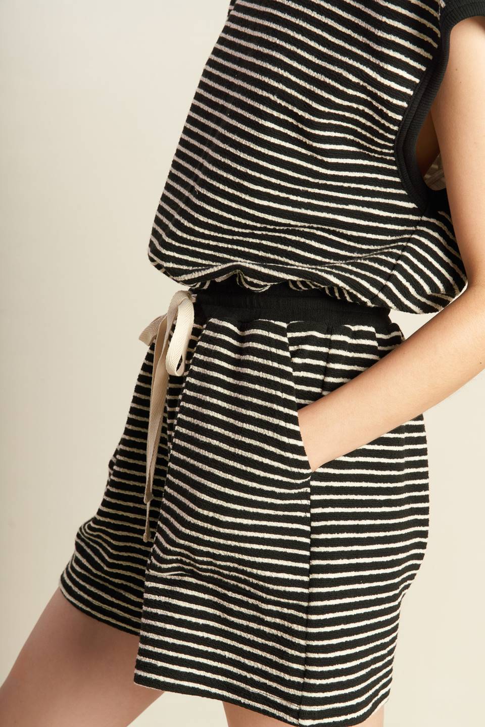 SUNSET COVE STRIP ROMPER Flying Tomato