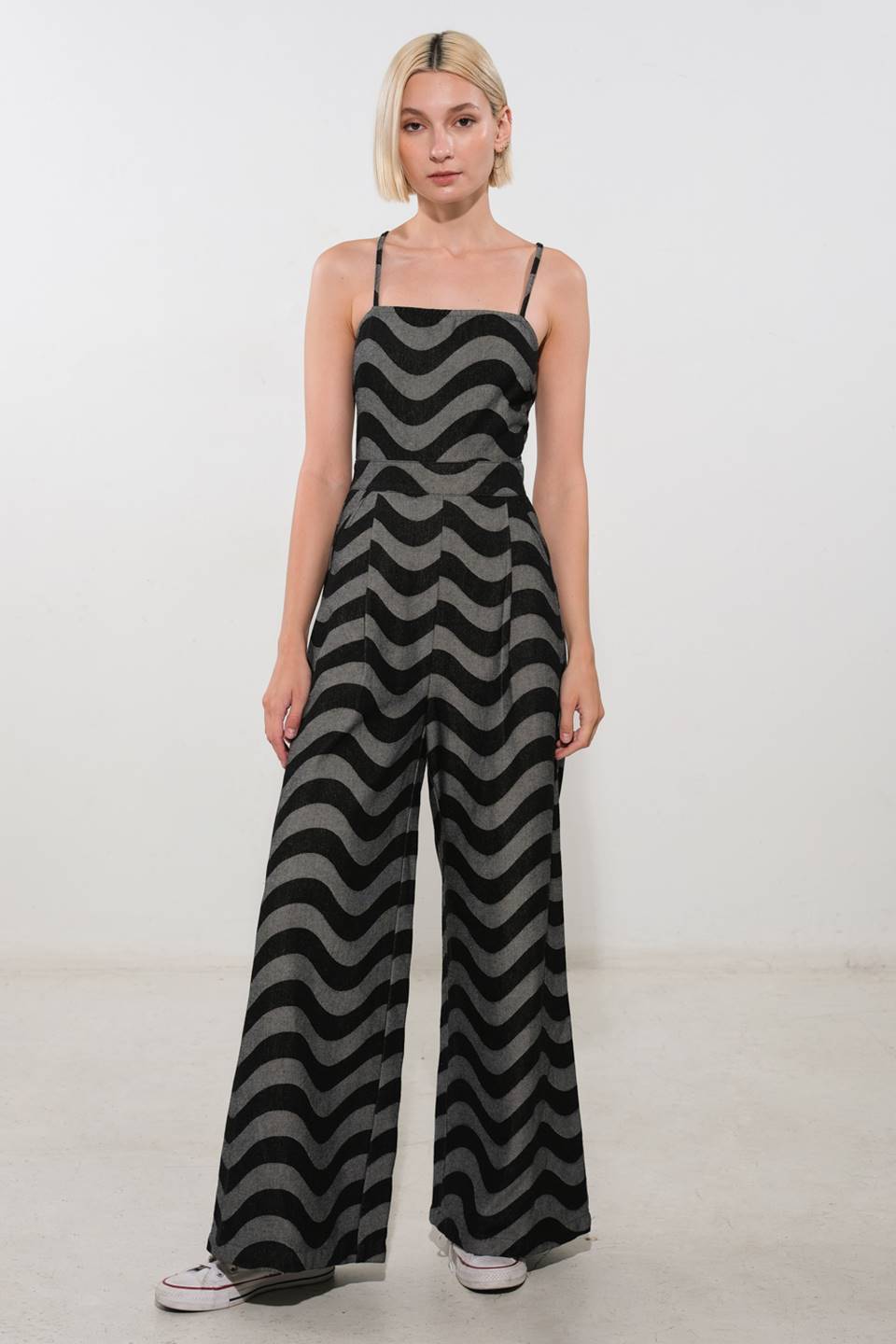 LET MY GUARD DOWN DENIM JUMPSUIT Flying Tomato