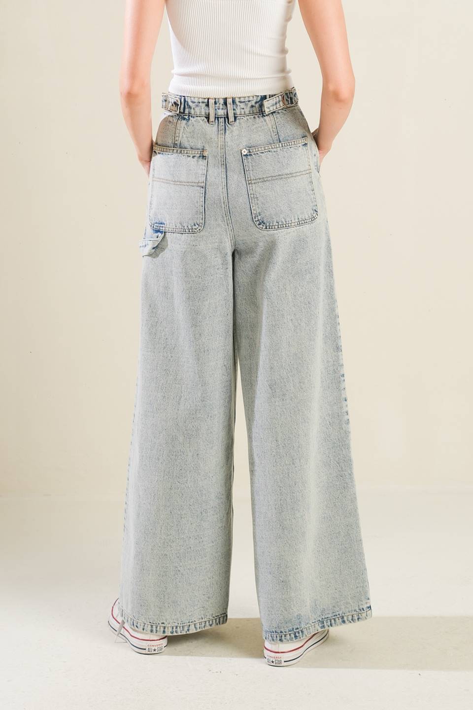 IF I KNOW ME DENIM PANTS