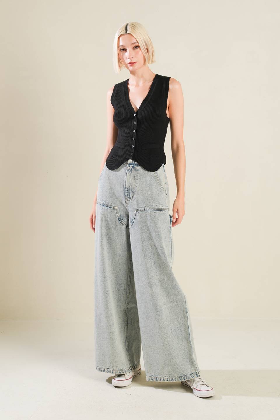 IF I KNOW ME DENIM PANTS Flying Tomato