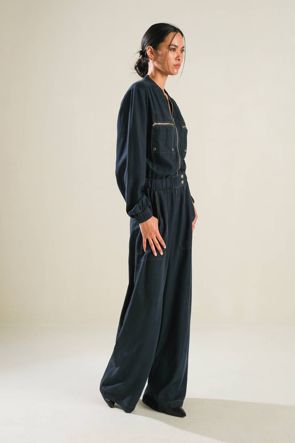 HORIZON HAVEN WOVEN JUMPSUIT