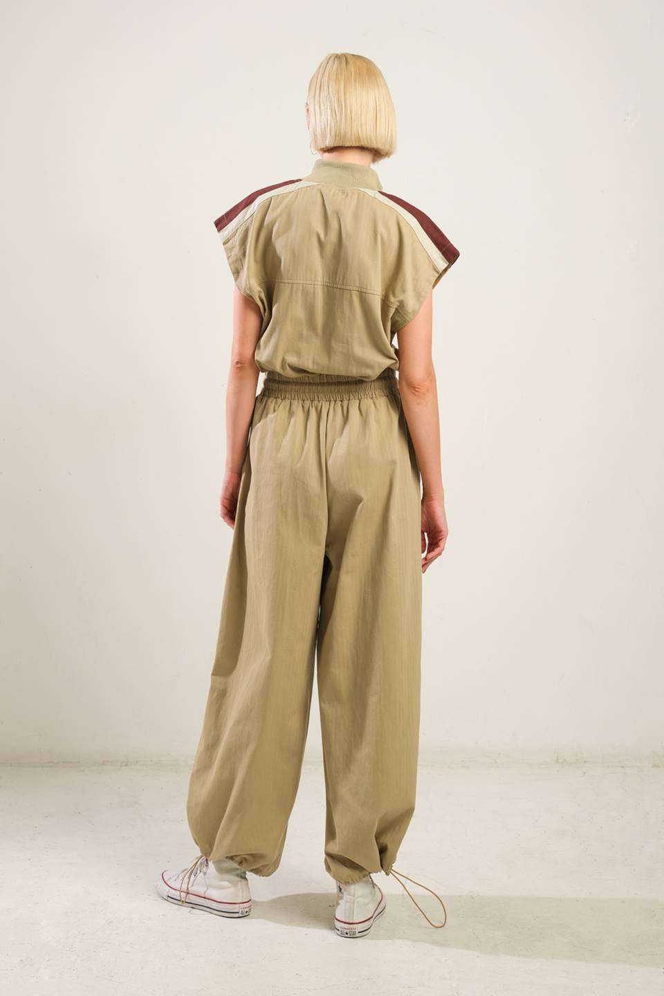 WAVE OF ELEGANCE WOVEN JUMPSUIT Flying Tomato