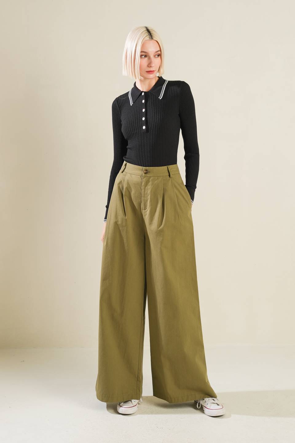 HIDDEN REFLECTIONS WOVEN PANTS Flying Tomato