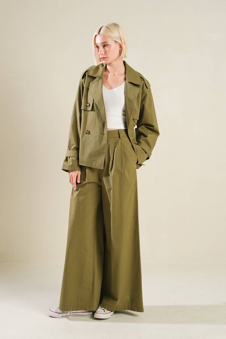 HIDDEN REFLECTIONS WOVEN PANTS Flying Tomato