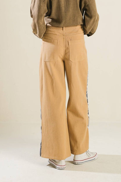 ELEGANT ELEVATION WOVEN TWILL PANTS