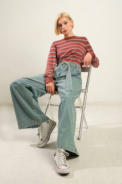 THINK OF ME DENIM PANTS