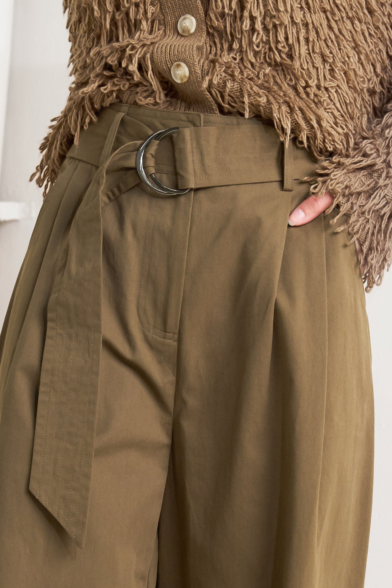 ELEGANCE UNVEILED WOVEN PANTS Flying Tomato