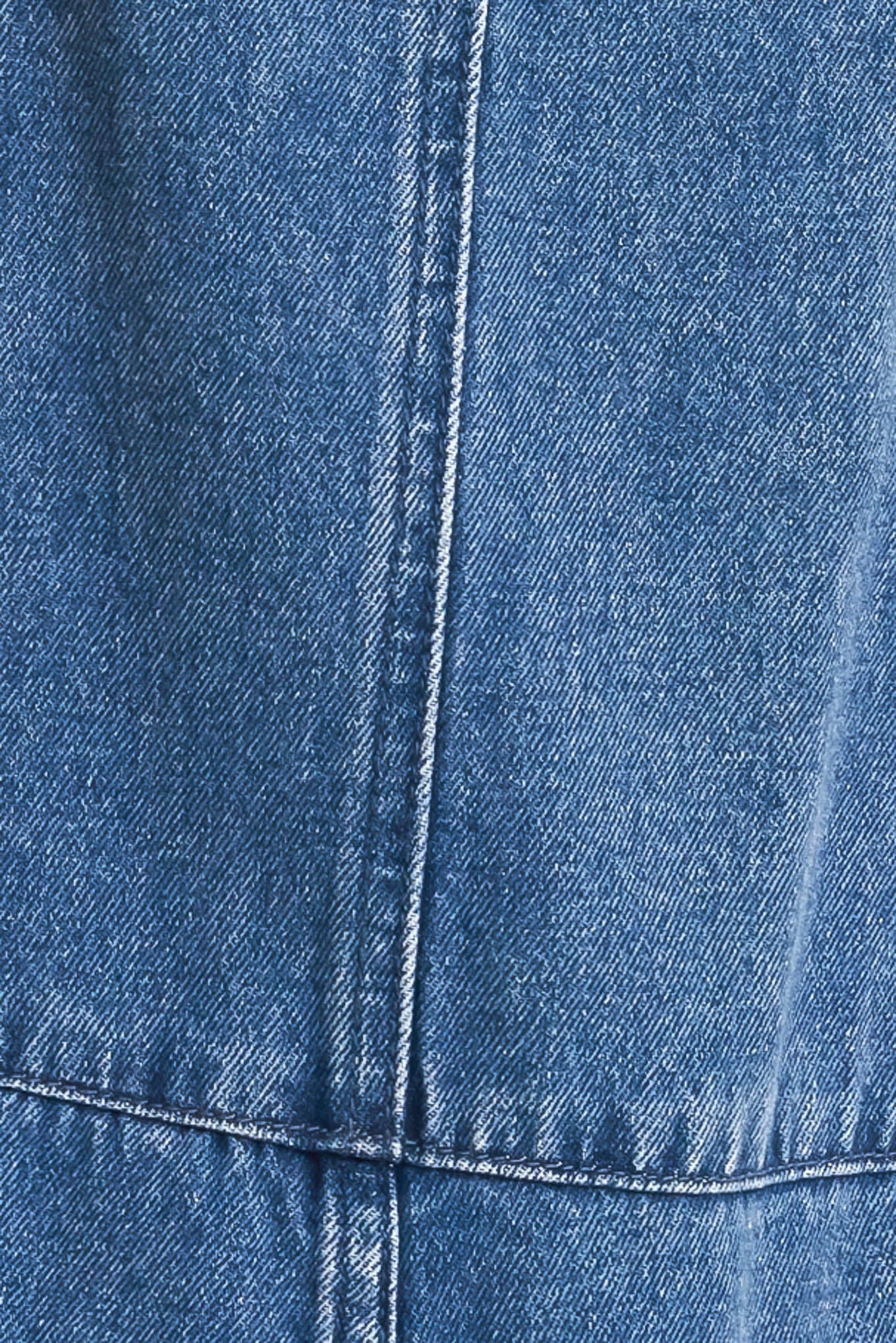 Let Me Talk Denim Cargo Pants With Washed Look Pockets Flying Tomato