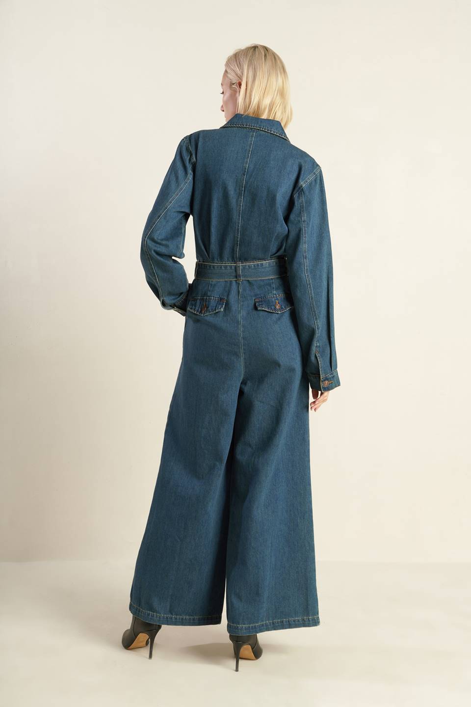 IN THE DETAILS DENIM JUMPSUIT Flying Tomato