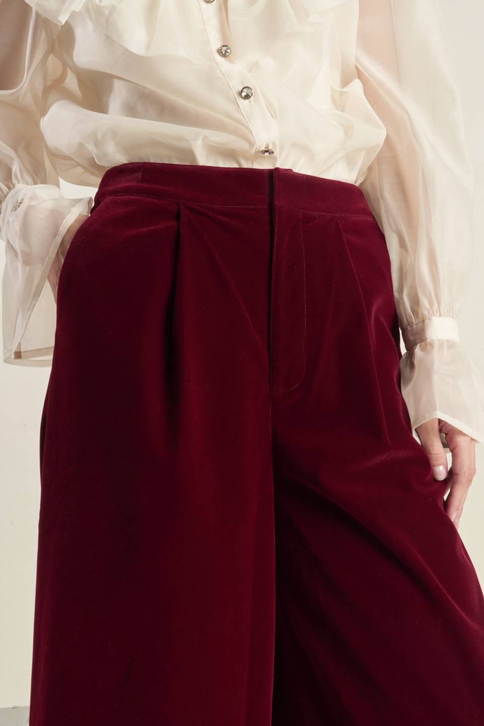 COY CHARM VELVET PANTS Flying Tomato