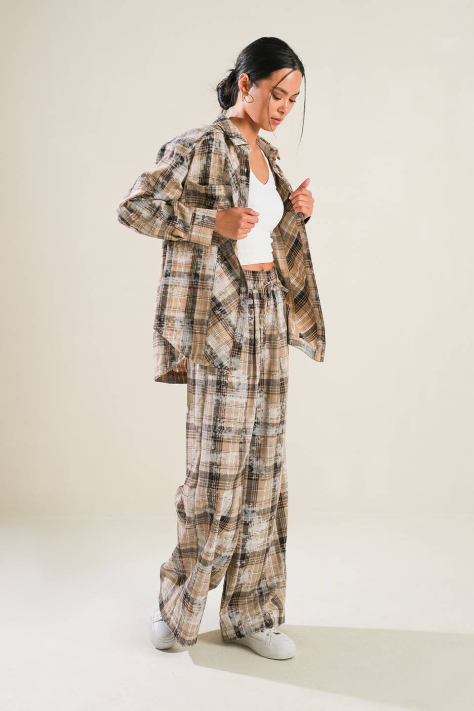 TIMELESS CHARM WOVEN PANTS Flying Tomato