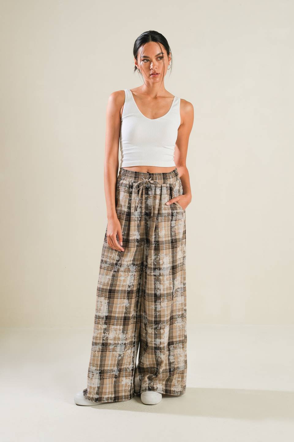 TIMELESS CHARM WOVEN PANTS Flying Tomato