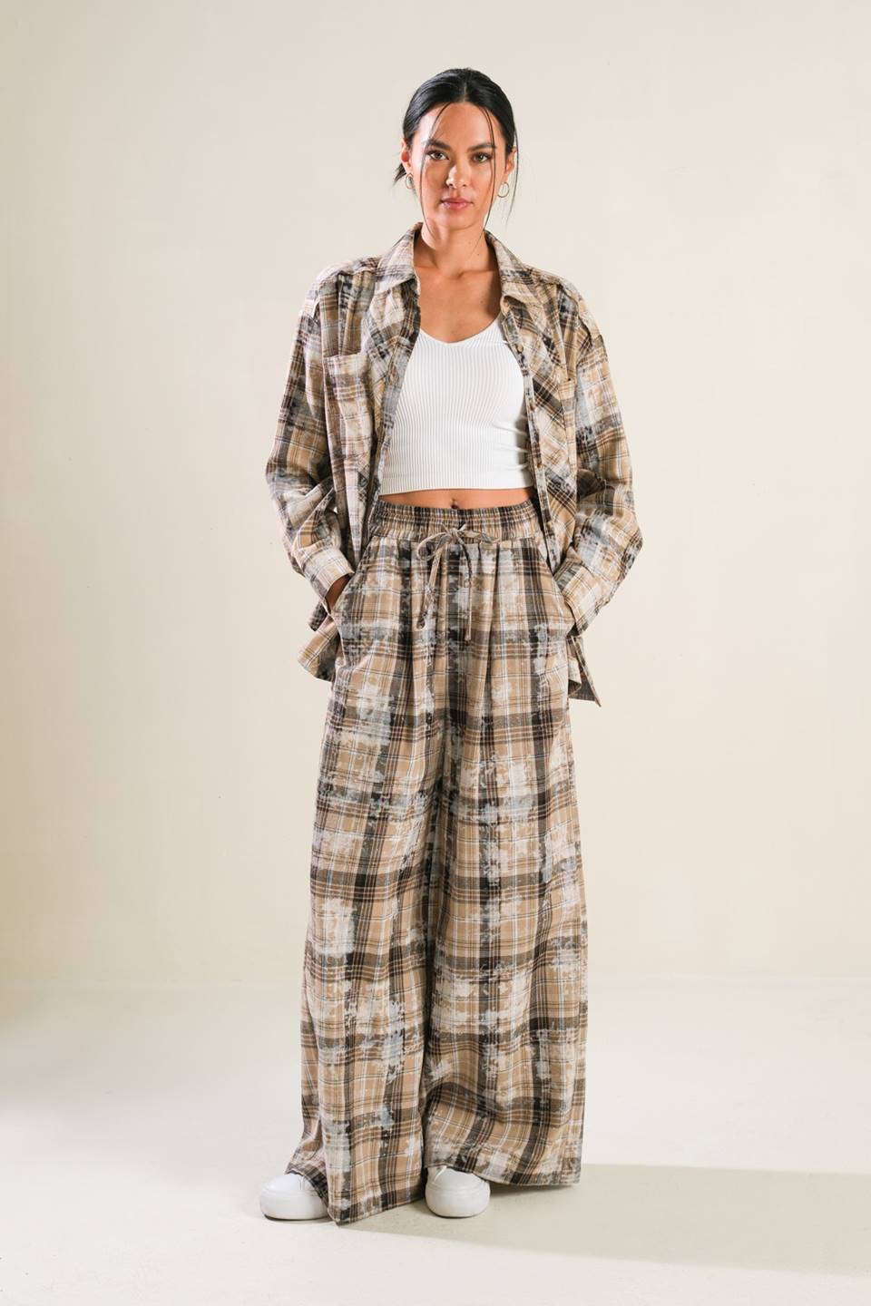 TIMELESS CHARM WOVEN PANTS Flying Tomato
