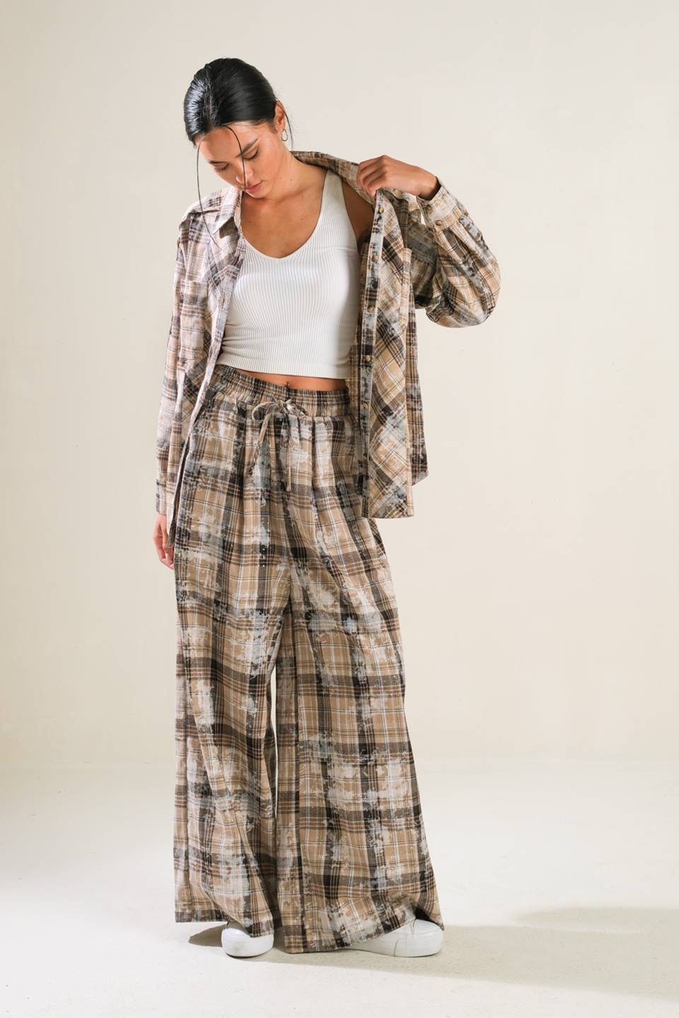 TIMELESS CHARM WOVEN PANTS Flying Tomato