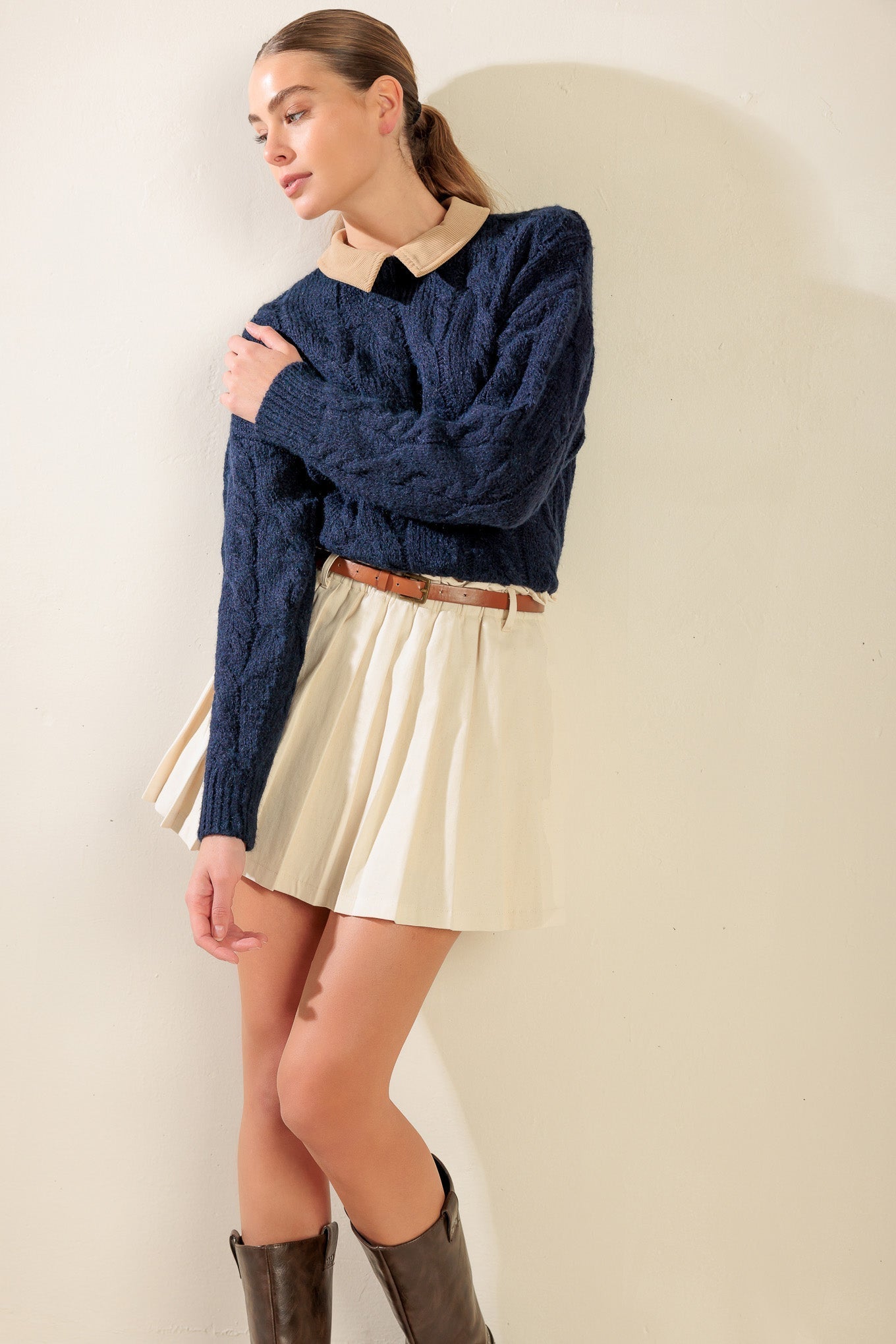ONLY IN MY HEART WOVEN SKORT Flying Tomato