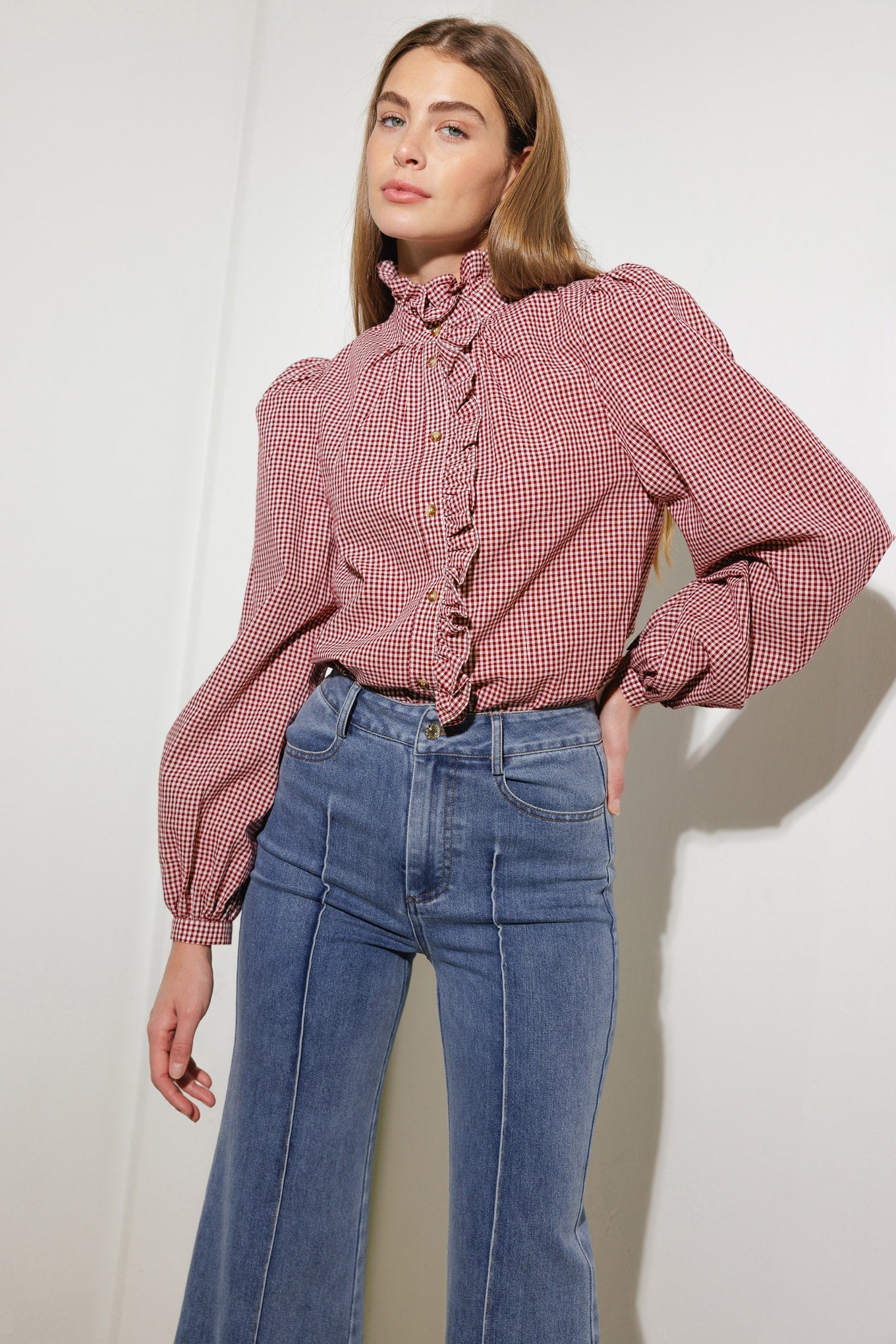 A PLACE TO BE STRETCH DENIM PANTS Flying Tomato