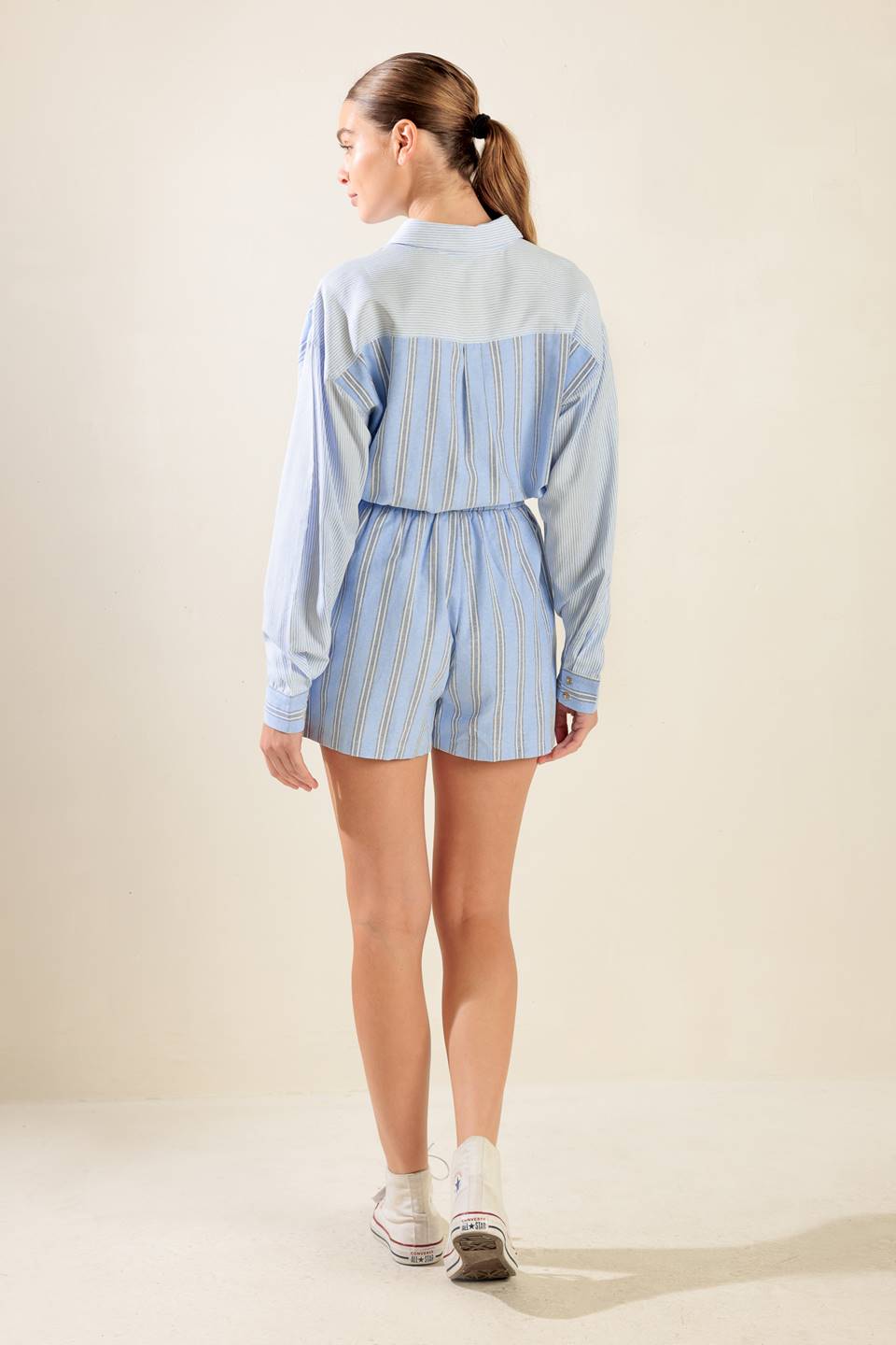 HOLD ME CLOSE WOVEN ROMPER Flying Tomato