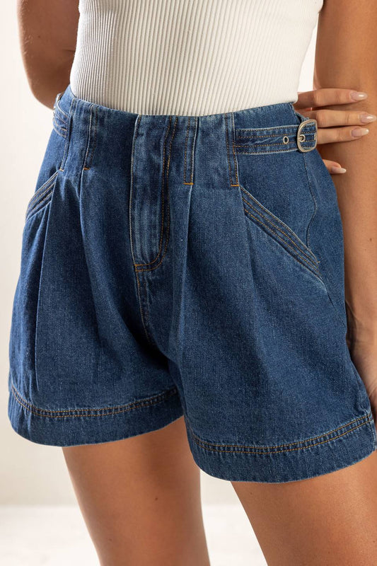 SPRING ROMANCE DENIM SHORTS Flying Tomato