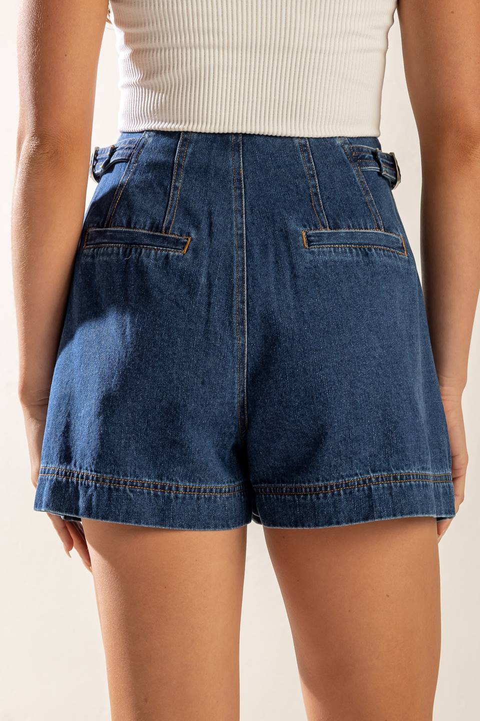 SPRING ROMANCE DENIM SHORTS Flying Tomato