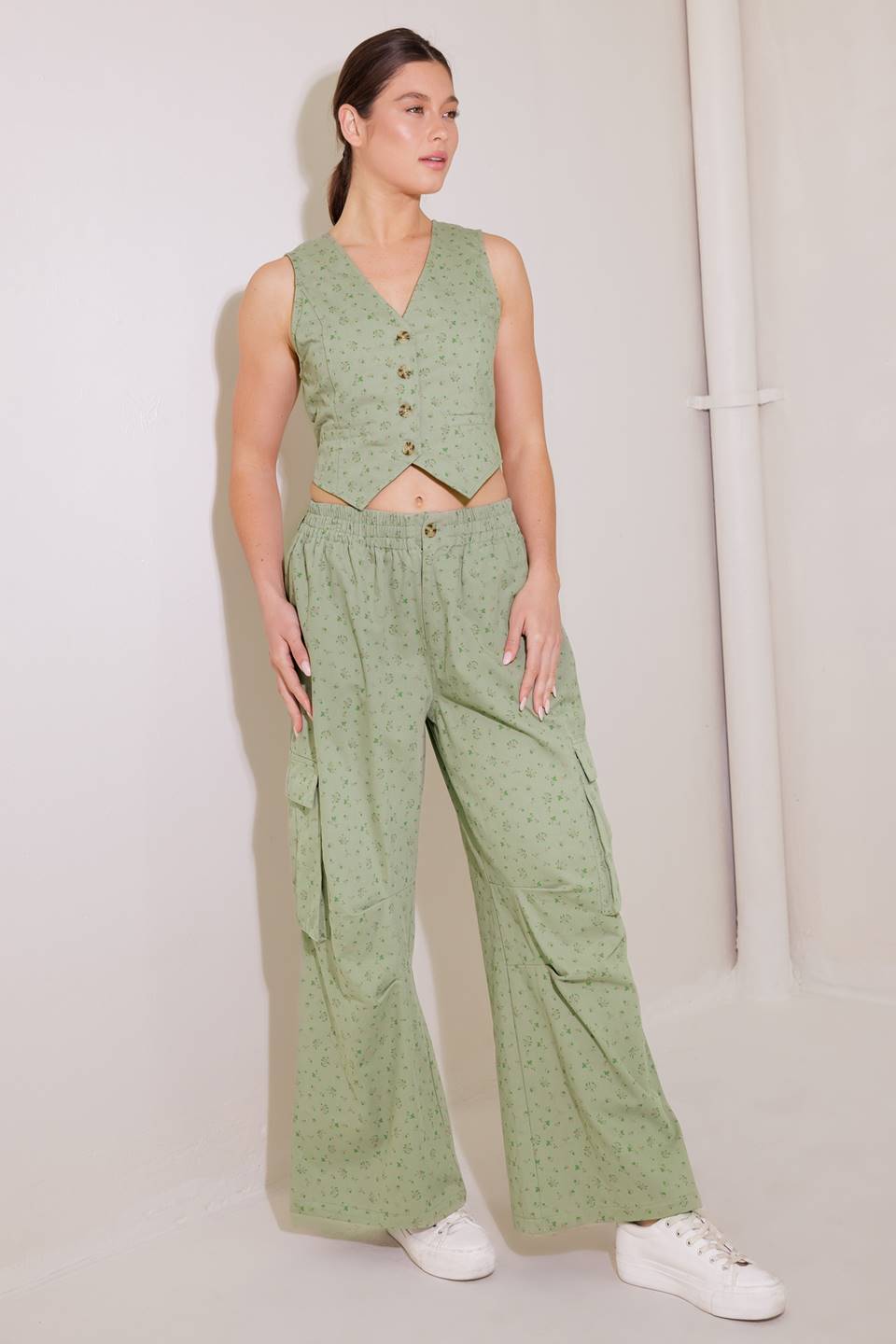 DRIFTING CURRENTS OLIVE WOVEN PANTS Flying Tomato