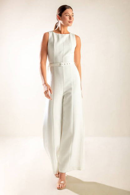 That's So True Woven Jumpsuit With Wide Leg Design