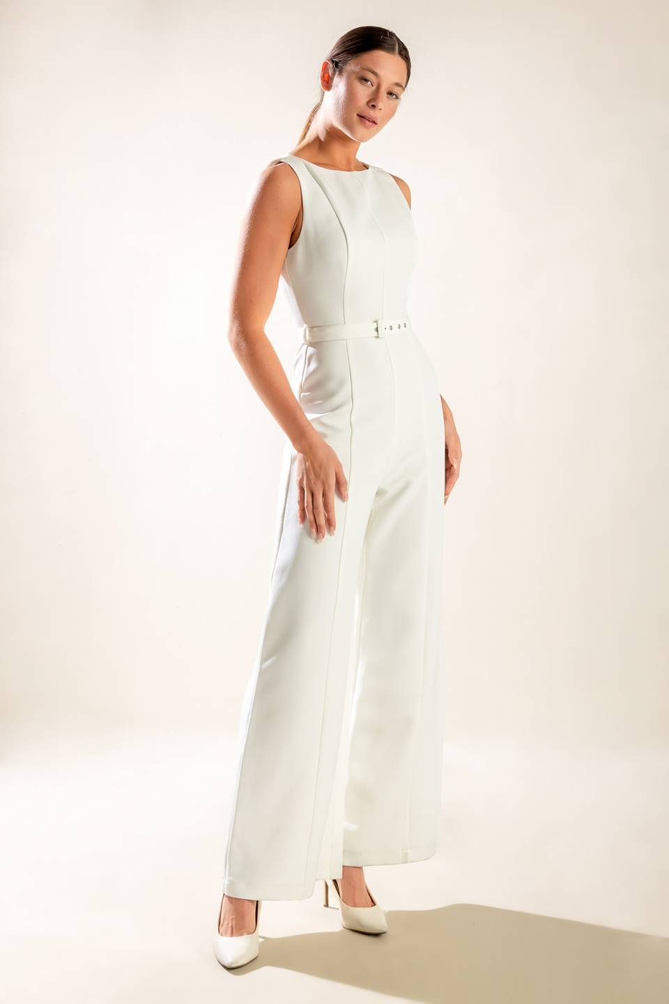 That's So True Woven Jumpsuit With Wide Leg Design