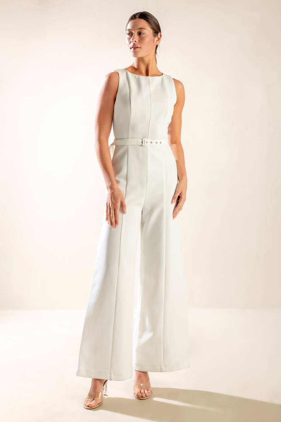 That's So True Woven Jumpsuit With Wide Leg Design