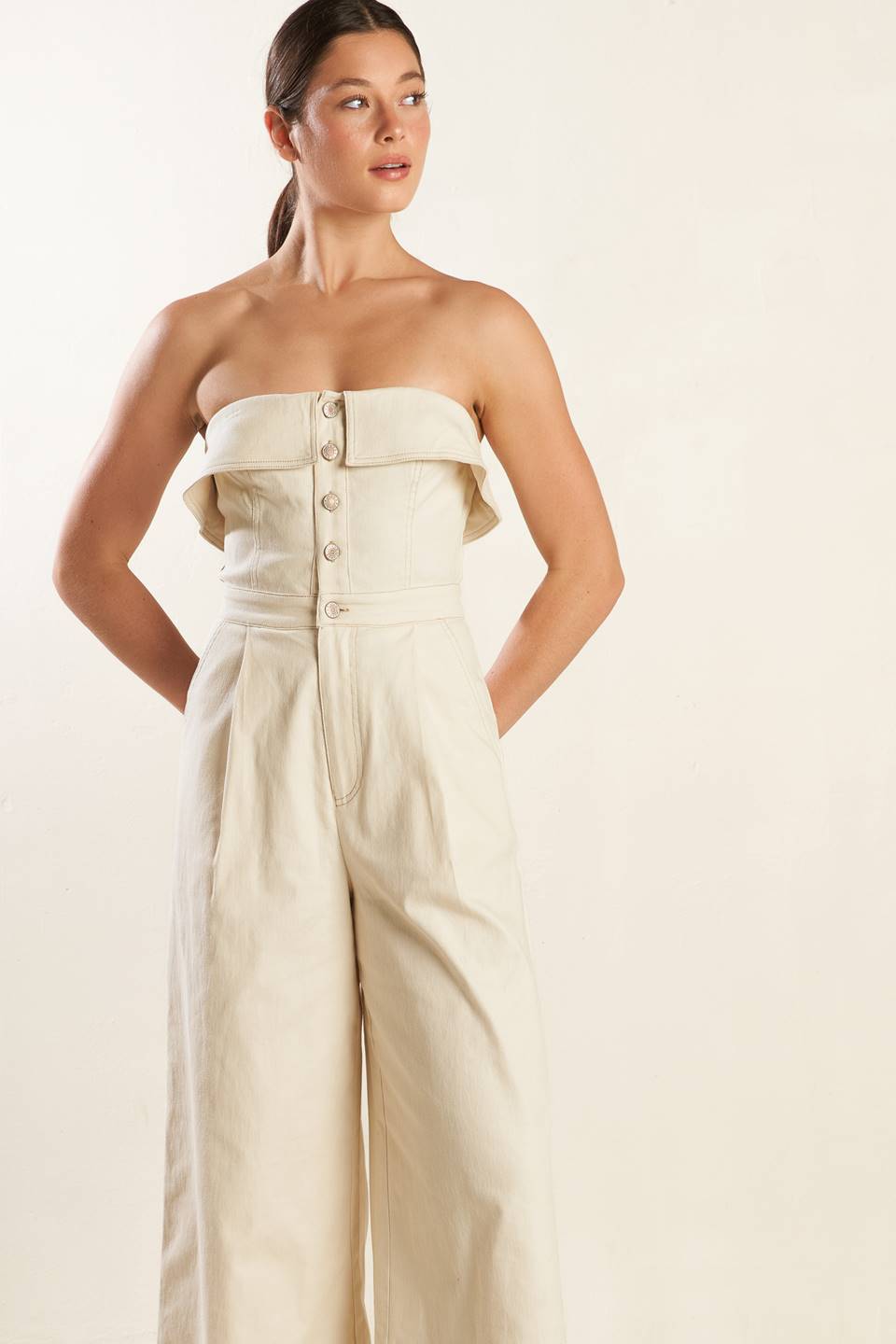 WEEKEND GETAWAY WOVEN JUMPSUIT Flying Tomato
