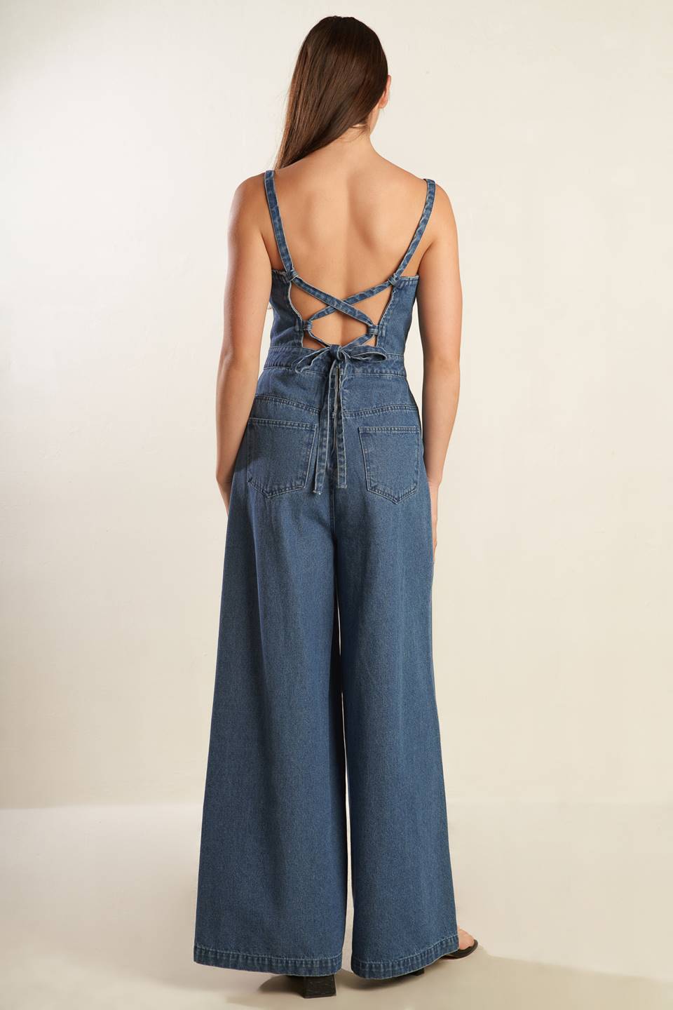 CLEAN GIRL DENIM JUMPSUIT Flying Tomato