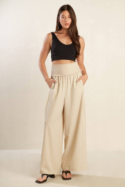 Go With Grace Woven Pants for Effortless Style