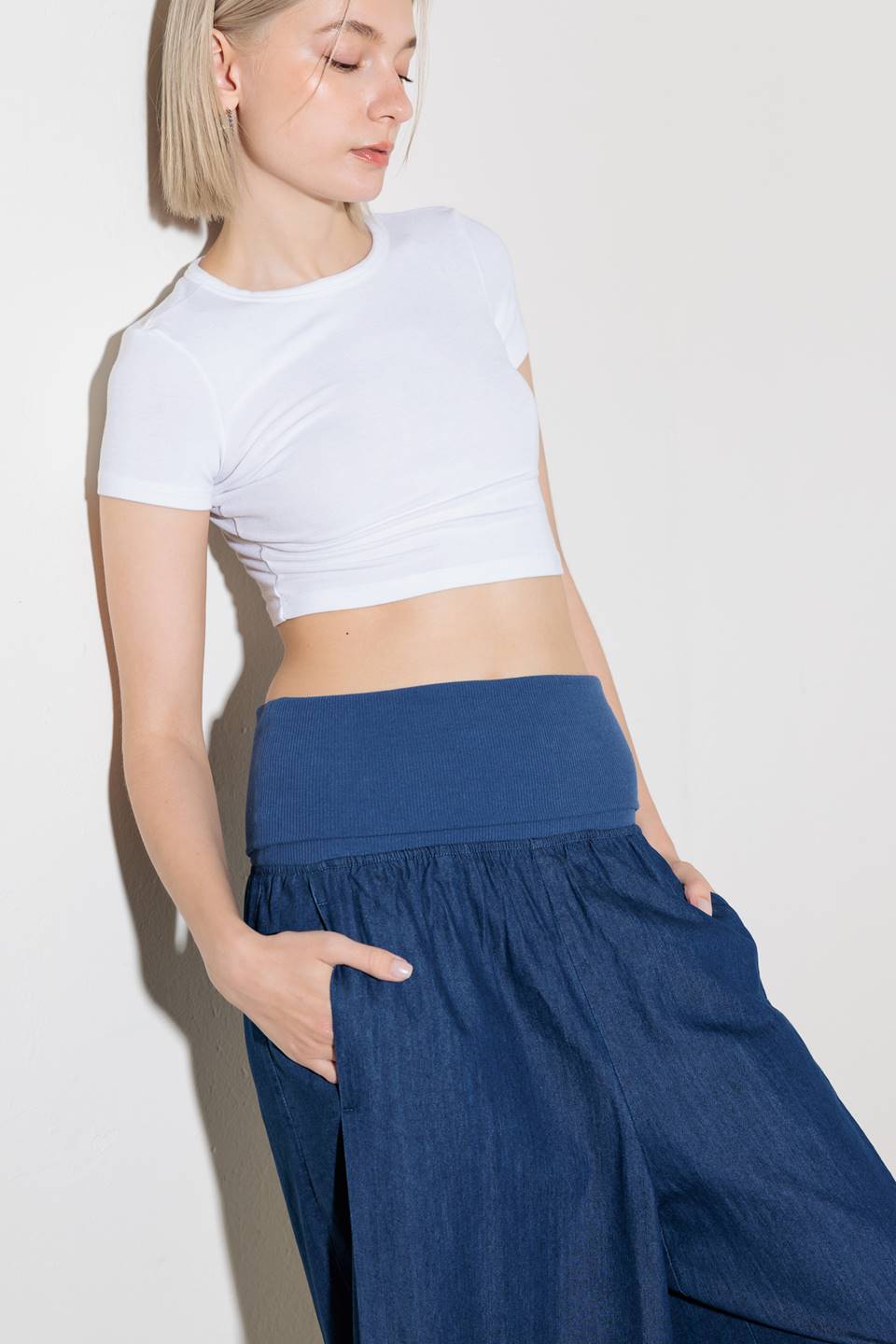 WALK EASY IN INDIGO DENIM PANTS Flying Tomato