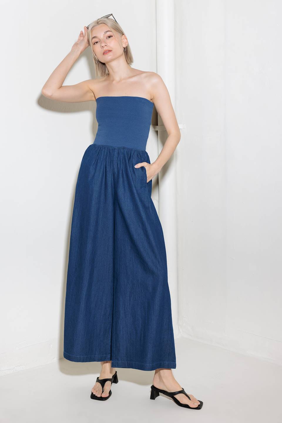 WALK EASY IN INDIGO DENIM PANTS Flying Tomato