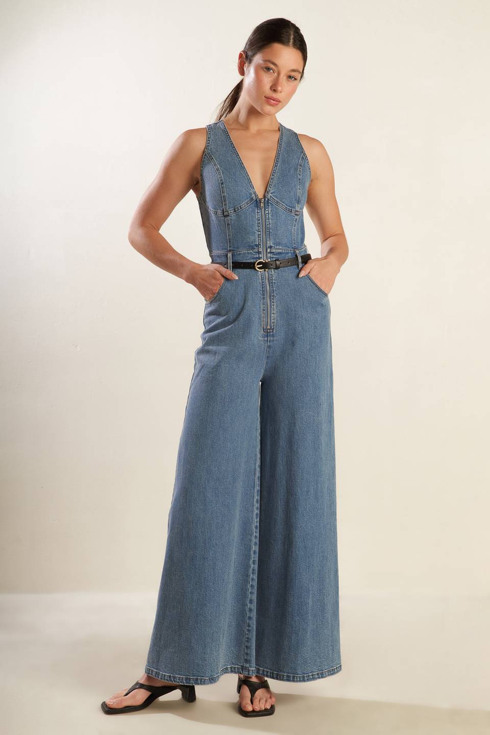 BEAUTIFUL THINGS DENIM JUMPSUIT Flying Tomato