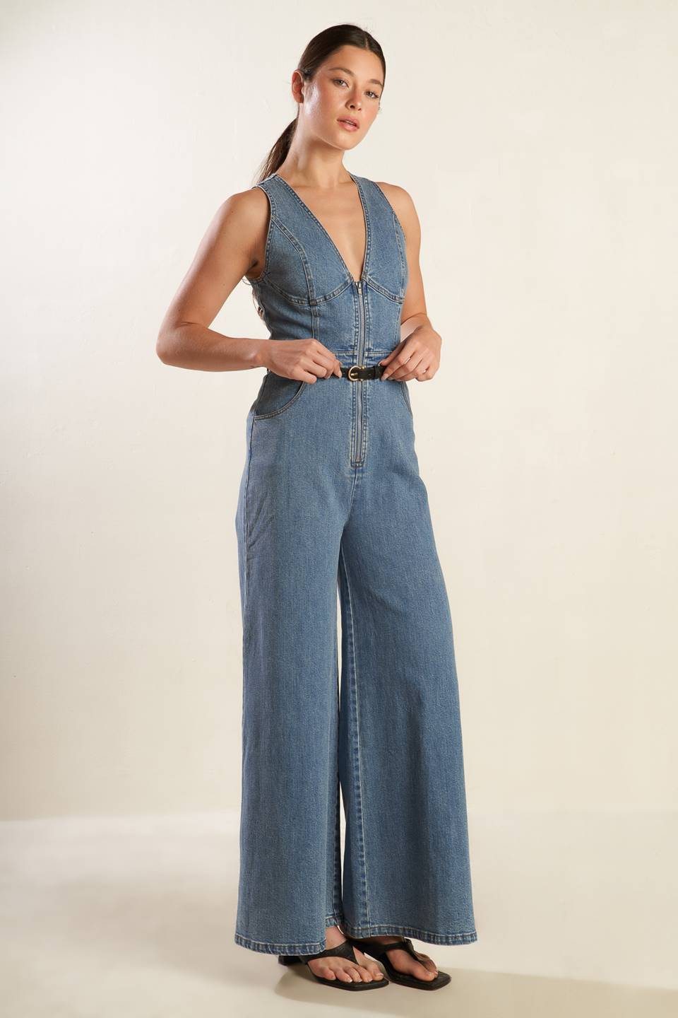 BEAUTIFUL THINGS DENIM JUMPSUIT Flying Tomato