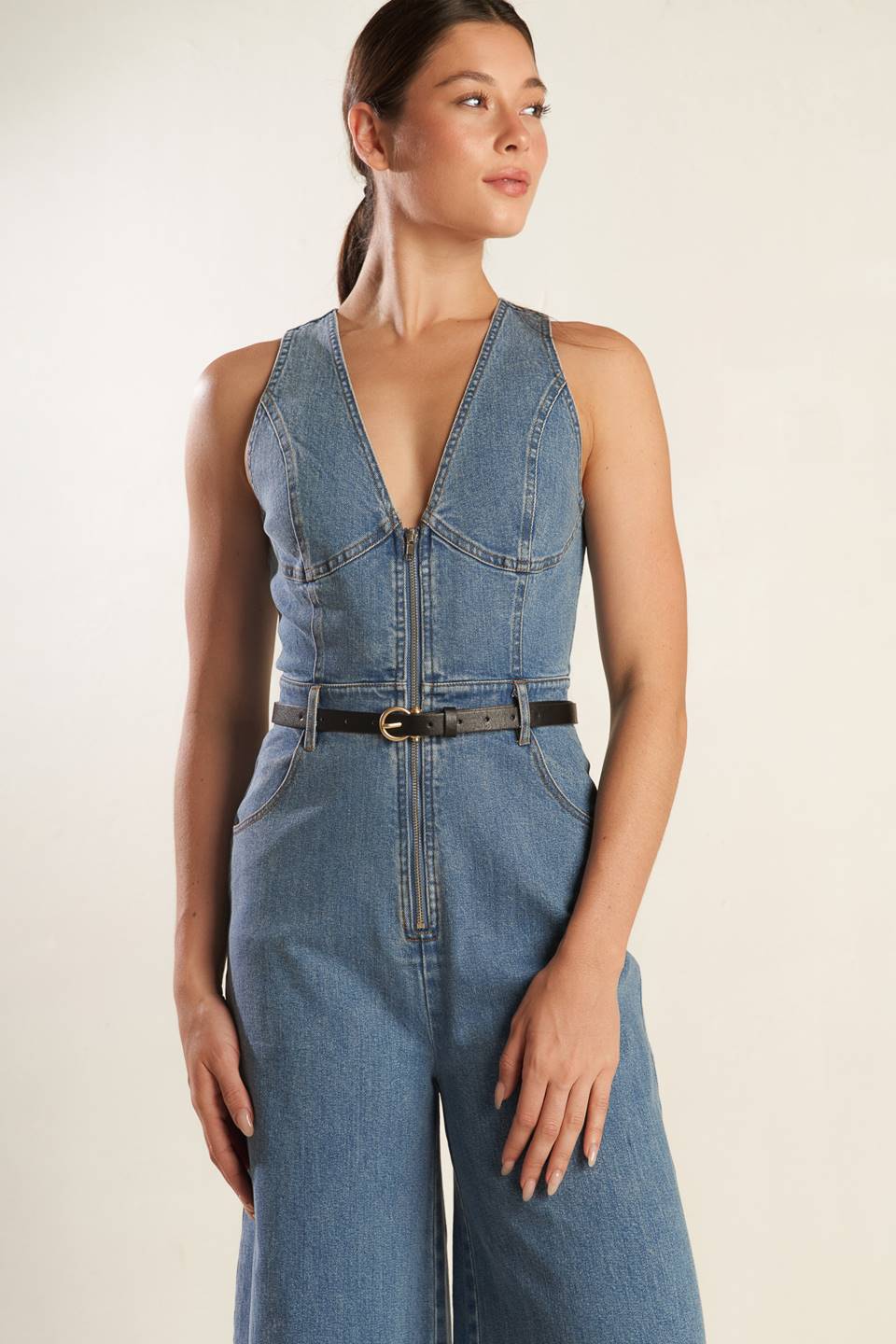 BEAUTIFUL THINGS DENIM JUMPSUIT Flying Tomato